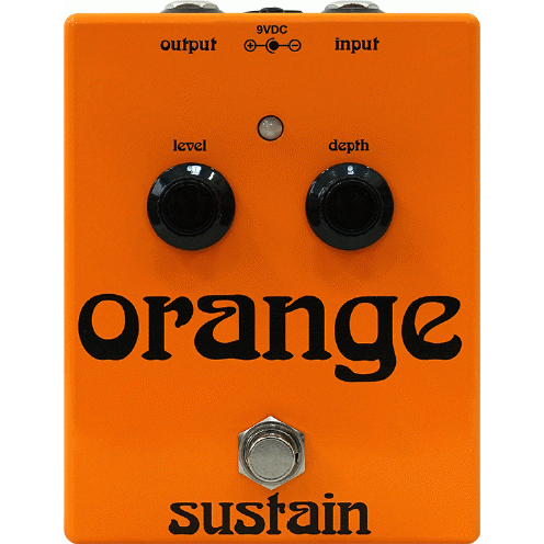 Orange Sustainer Pedal