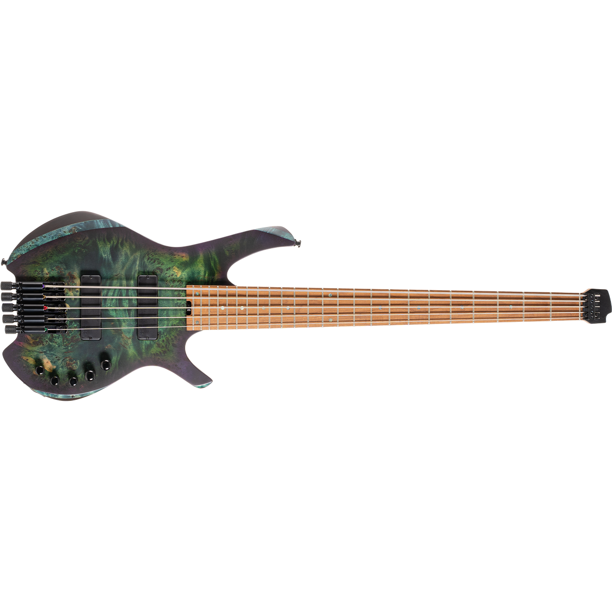 Cort Artisan Space 5 5-String Bass Guitar – Stardust Green