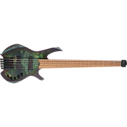 Cort Artisan Space 5 5-String Bass Guitar – Stardust Green