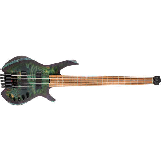 Cort Artisan Space 5 5-String Bass Guitar – Stardust Green