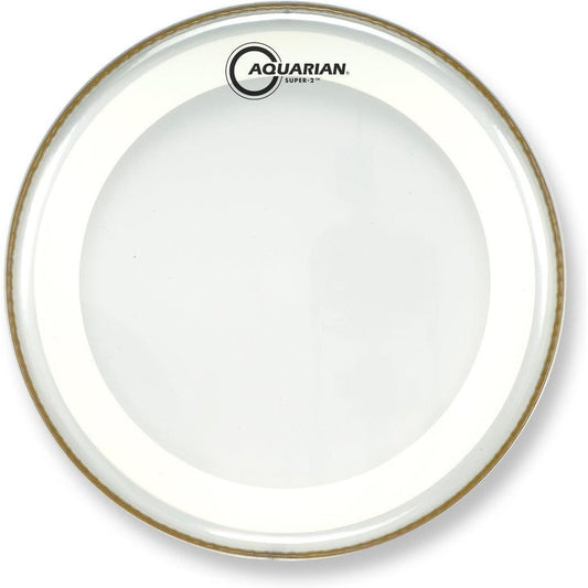 Aquarian Super-2 – Batter Drumhead – Clear (with X-Ring) – 16″ (MRS2-16)
