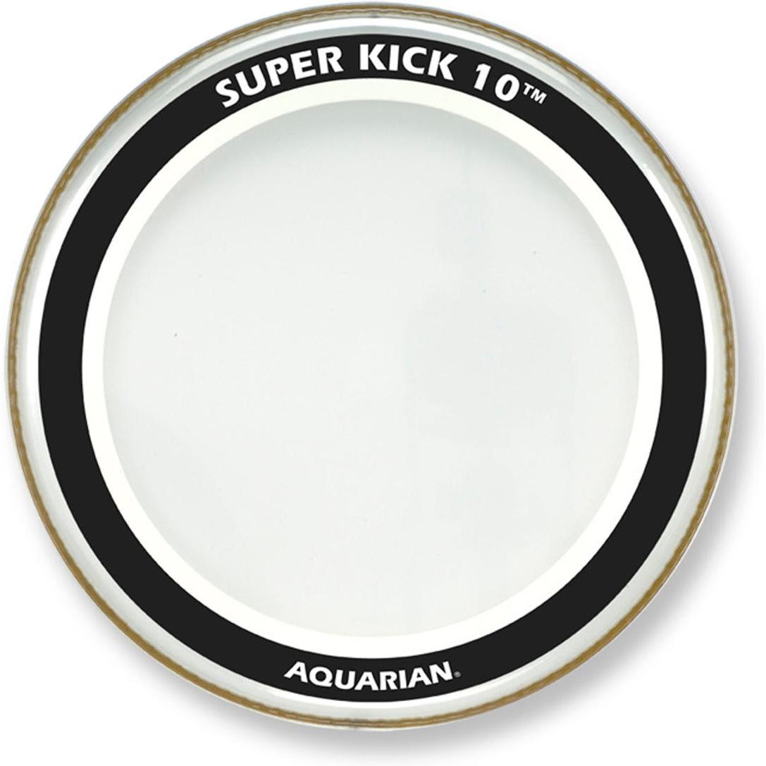 Aquarian Super Kick 10 – Batter Bass Drumhead – Clear – 22″ (SK10-22)