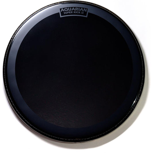 Aquarian Reflector Super Kick II – Batter Drumhead – Black Mirror – 24″ (REF24SK)