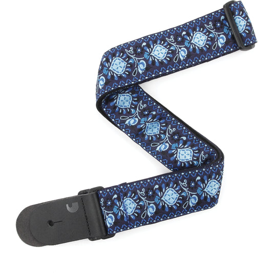 D'Addario Woven Guitar Strap, Monterey 2, Blue