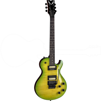 Dean Thoroughbred Classic Floyd FM Duncans Slime Electric Guitar