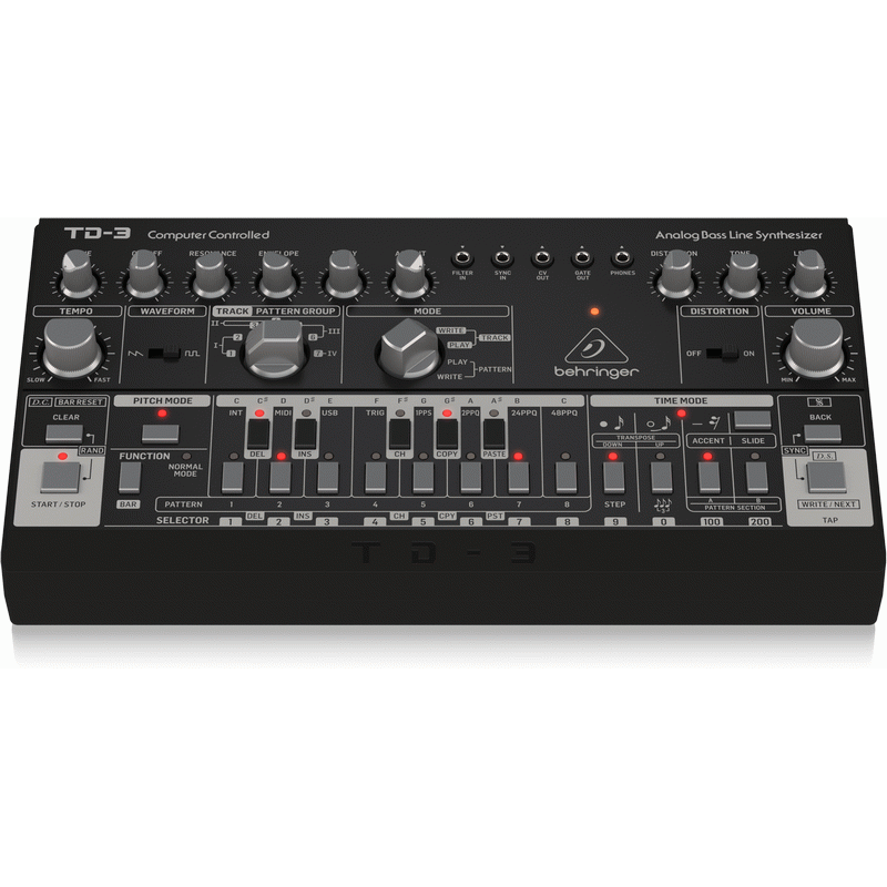 Behringer TD-3-BK Analog Bassline Synthesizer