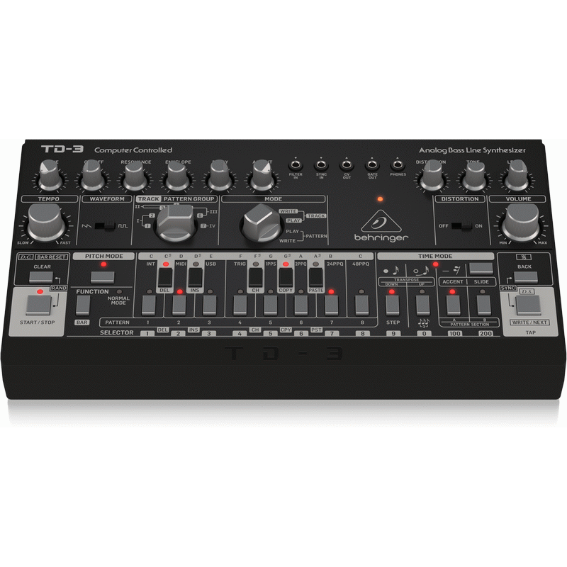 Behringer TD3 BK Analog Bass Line Synth