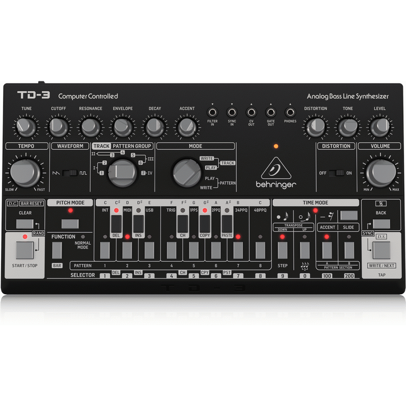 Behringer TD-3-BK Analog Bassline Synthesizer
