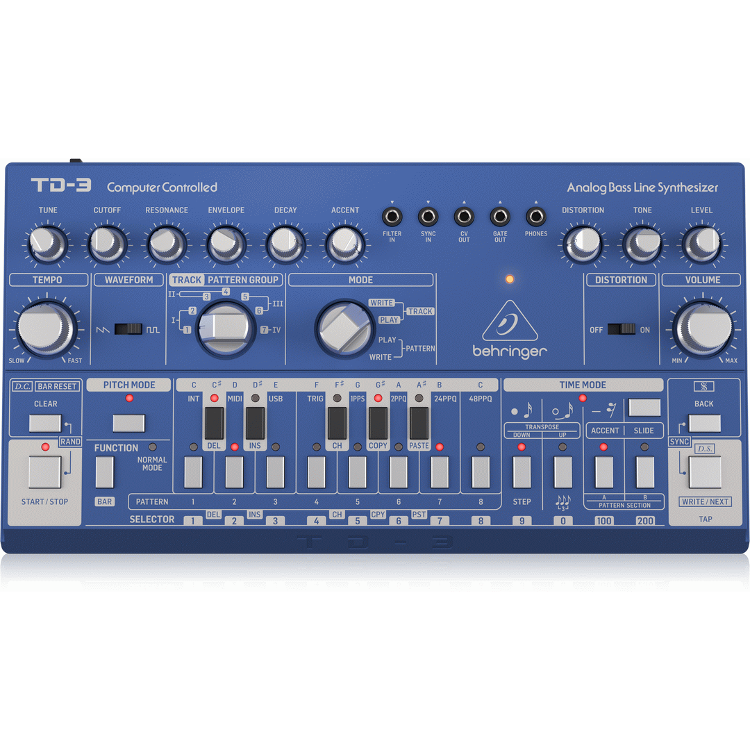 Behringer TD-3-BU Analog Bassline Synthesizer