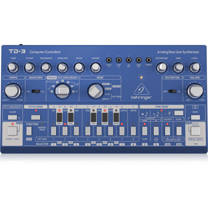 Behringer TD-3-BU Analog Bassline Synthesizer