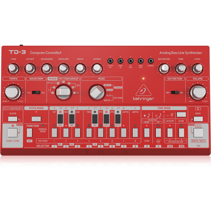 Behringer TD-3-RD Analog Bassline Synthesizer