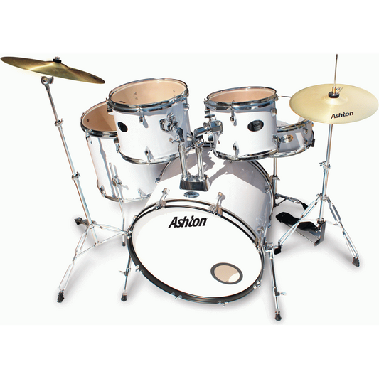 Ashton TDR522WH Rock Drumkit in White