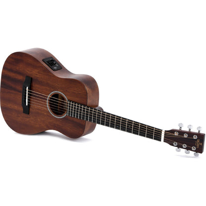 Sigma TM-15E Travel Acoustic Guitar Solid Mahogany Top - Mahogany Back and Sides - Satin