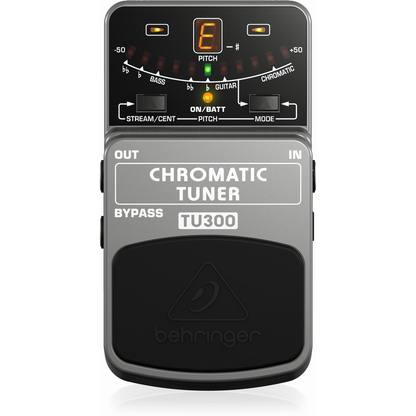 Behringer TU300 Guitar/Bass Chromatic Tuner Pedal