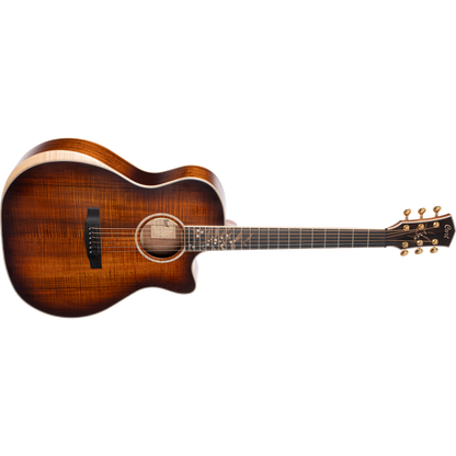 Cort The Black Tree Limited-Edition Grand Auditorium Acoustic-Electric Guitar – Light Burst Satin