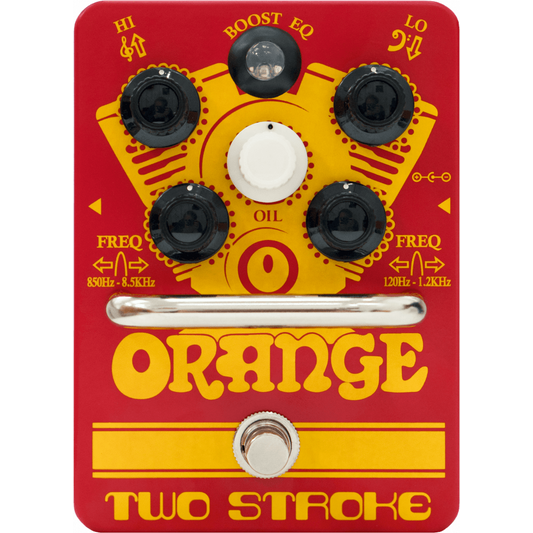 Orange Two Stroke Boost Pedal