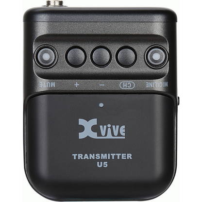 XVIVE U5 Camera-Mounted Wireless Audio for Video System - Two Transmitters One Receiver