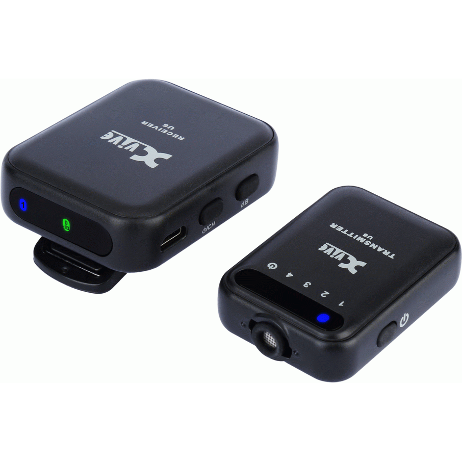 XVIVE U6 Compact Wireless Mic System - One Transmitter One Reciever