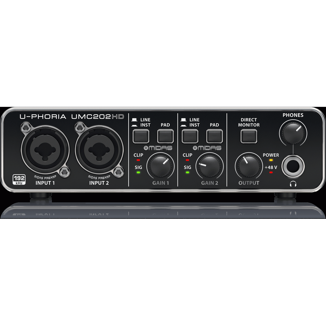 Behringer U-Phoria UMC202HD Interface