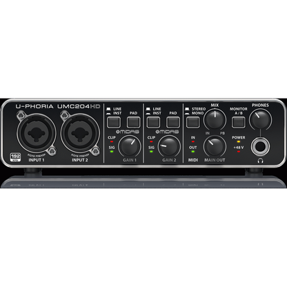 Behringer U-Phoria UMC204HD Interface