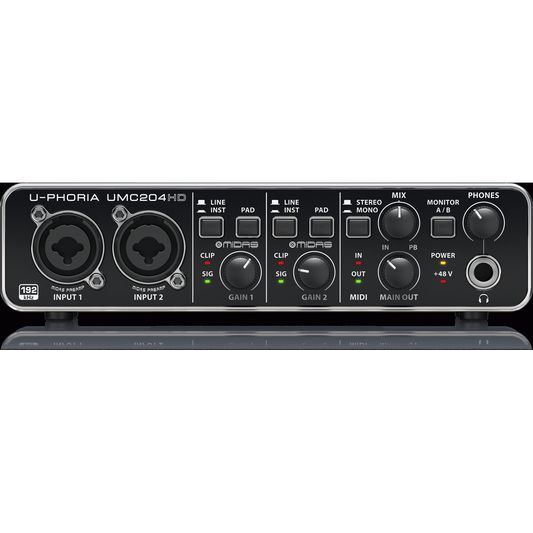 Behringer U-Phoria UMC204HD Interface