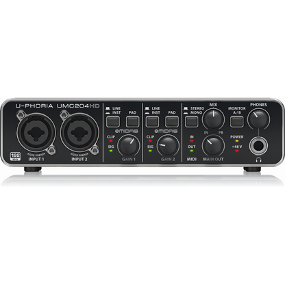 Behringer U-Phoria UMC204HD Interface