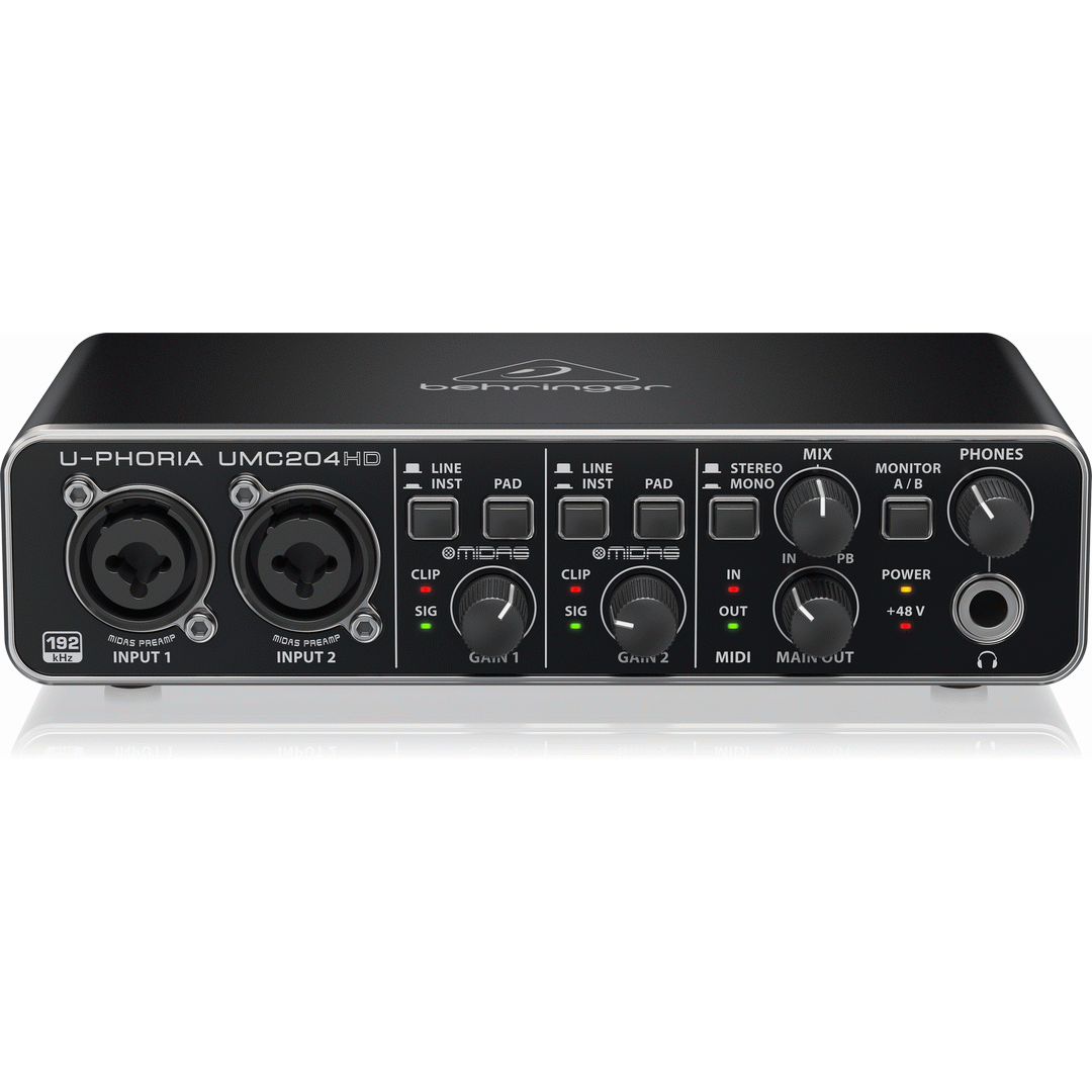 Behringer U-Phoria UMC204HD Interface