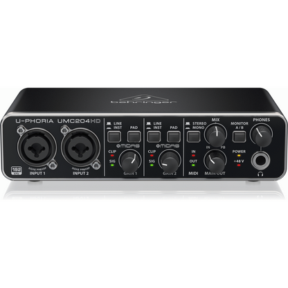 Behringer U-Phoria UMC204HD Interface