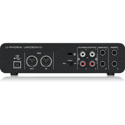 Behringer U-Phoria UMC204HD Interface