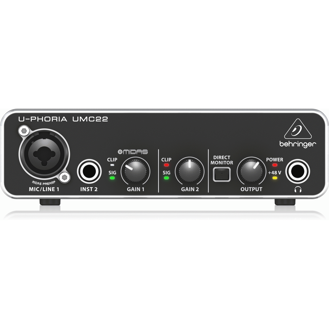 Behringer U-Phoria UMC22 Interface