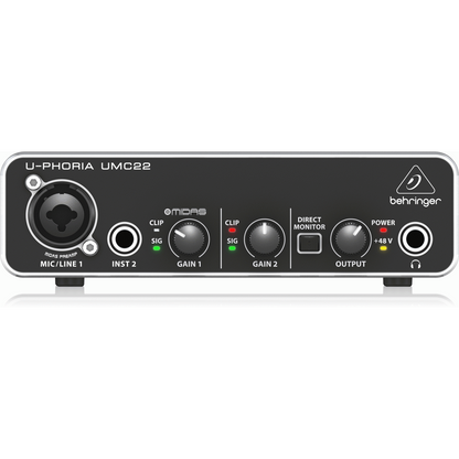 Behringer U-Phoria UMC22 Interface