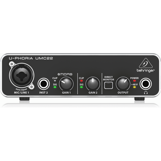 Behringer U-Phoria UMC22 Interface