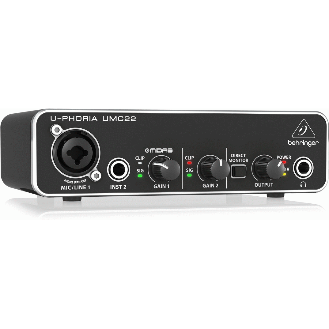 Behringer U-Phoria UMC22 Interface