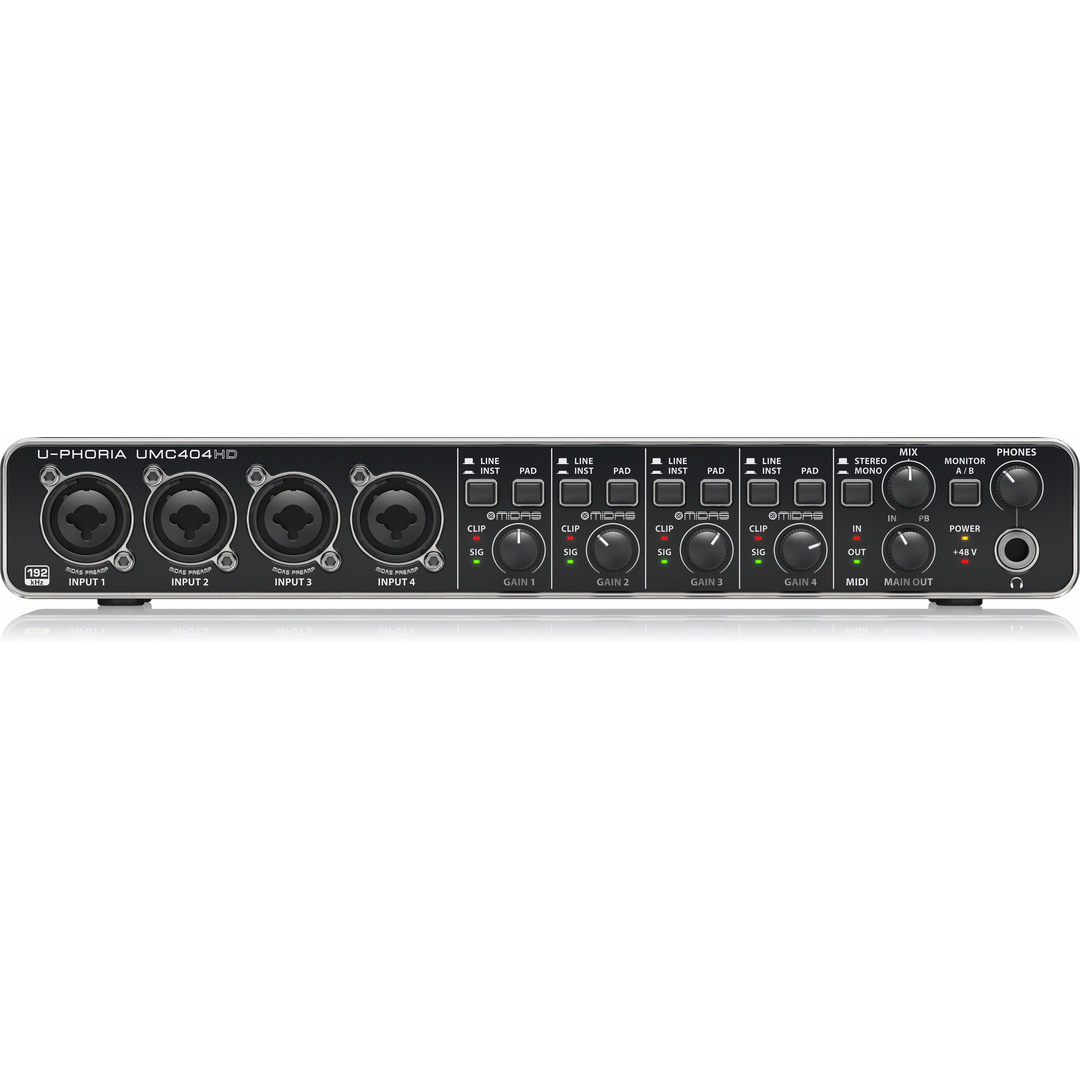 Behringer U-Phoria UMC404HD Interface