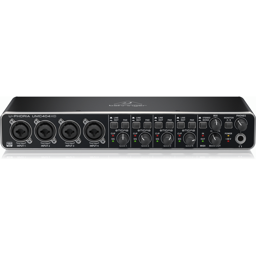 Behringer U-Phoria UMC404HD Interface