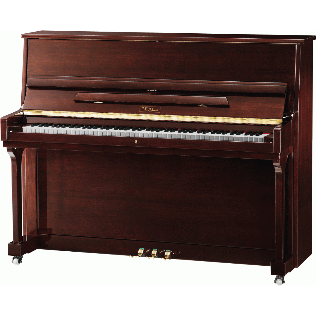 Beale UP115M2 Upright Piano – Brown Mahogany