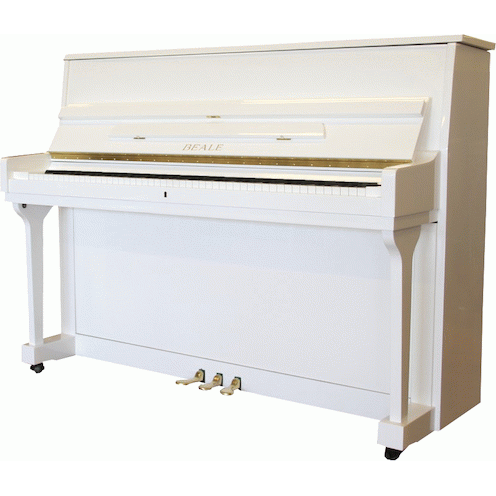 Beale UP115M2 Upright Piano – White