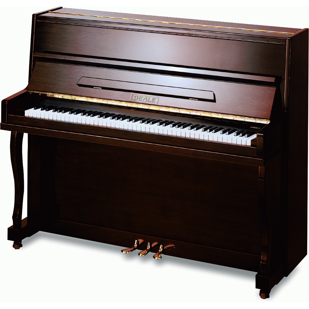 Beale UP118M2 Upright Piano – Brown Mahogany