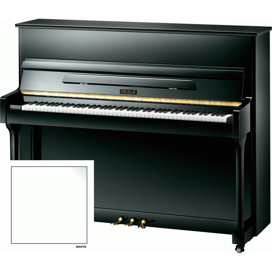 Beale UP118M2 Upright Piano – White