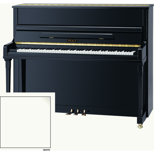 Beale UP121S Upright Piano – White