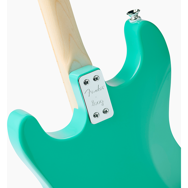 Fender X Loog Stratocaster 3-String Electric Guitar Green