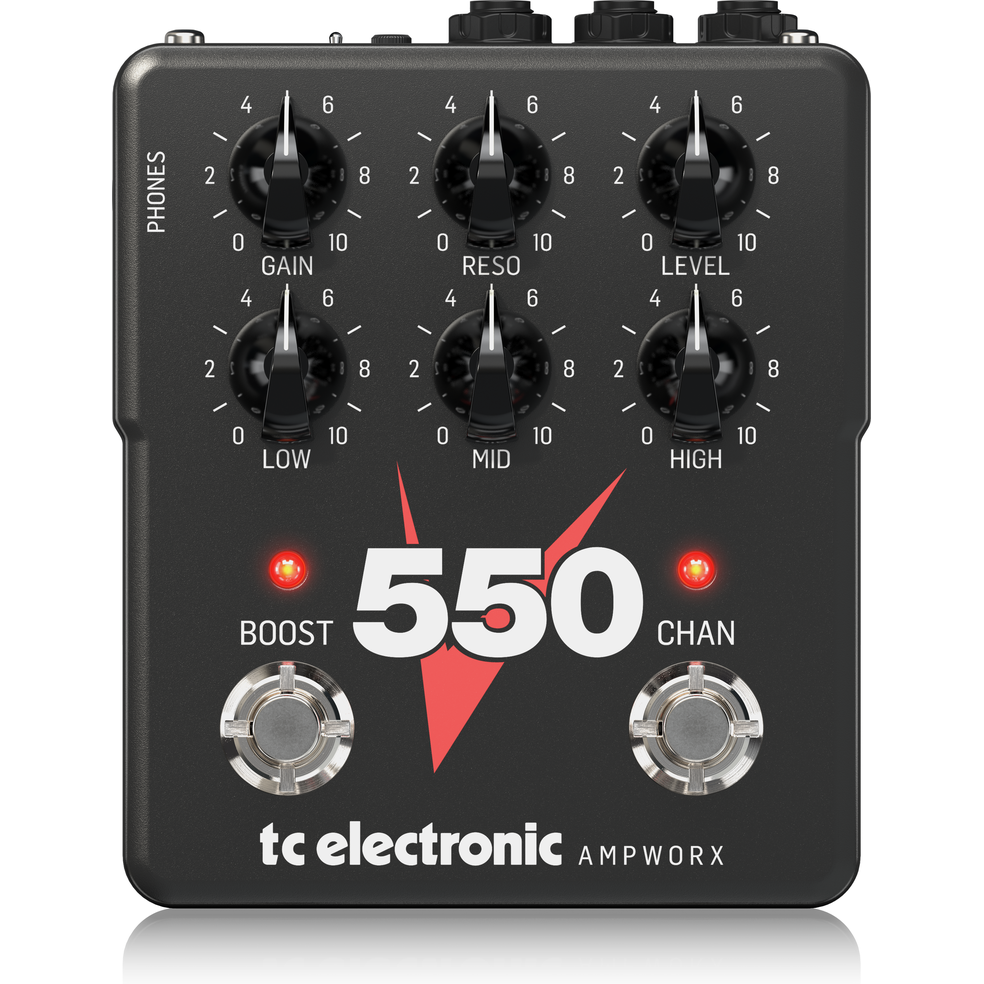 TC Electronic V550 Dual Channel Guitar Preamp Pedal