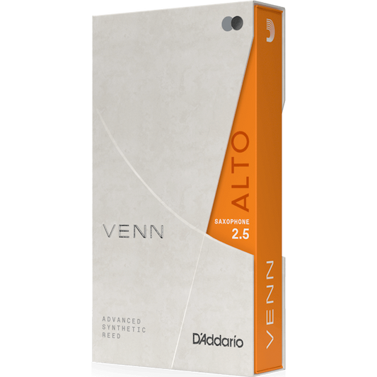 D'Addario VENN Alto Saxophone Reed – G2 – Strength 2.5