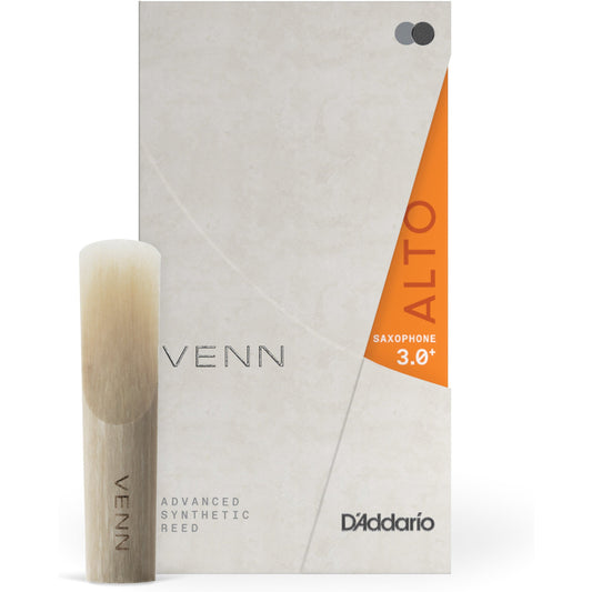 D'Addario VENN Alto Saxophone Reed, G2, Strength 3.0+