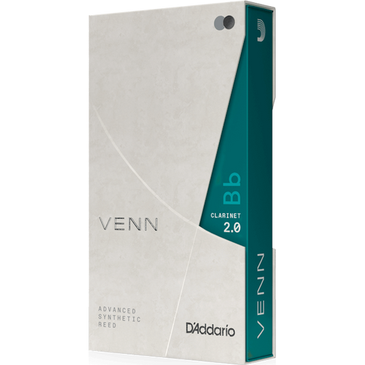 D'Addario VENN Bb Clarinet Reed – G2 – Strength 2.0