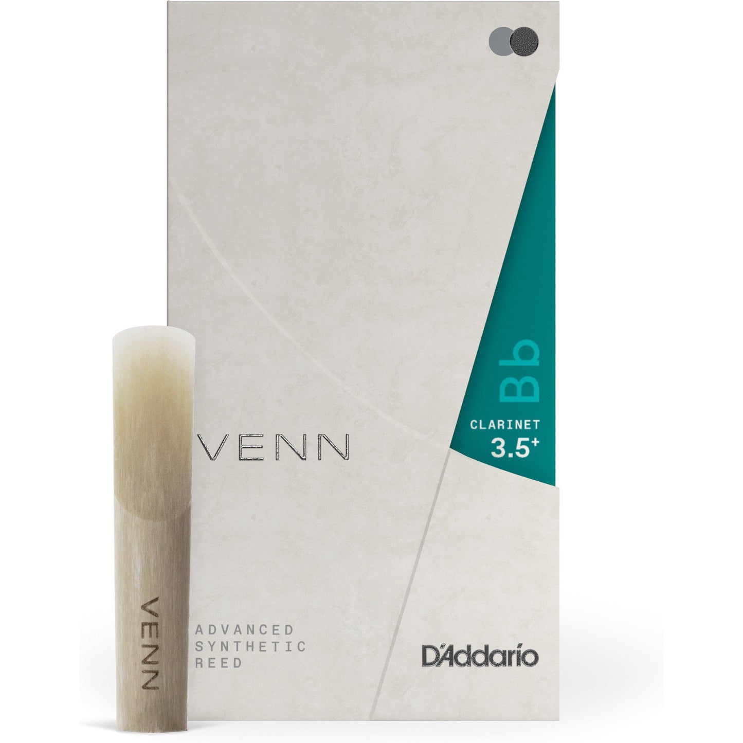 D'Addario VENN Bb Clarinet Reed, G2, Strength 3.5+