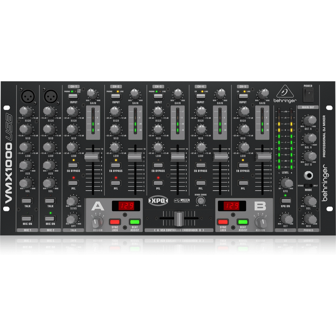 Behringer VMX1000USB Pro DJ Mixer