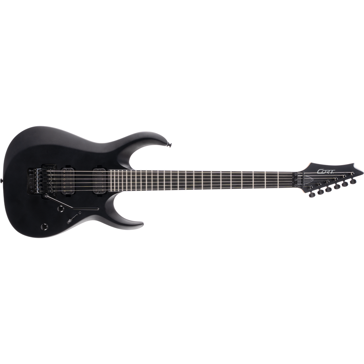 Cort X500 Menace Electric Guitar – Black Satin
