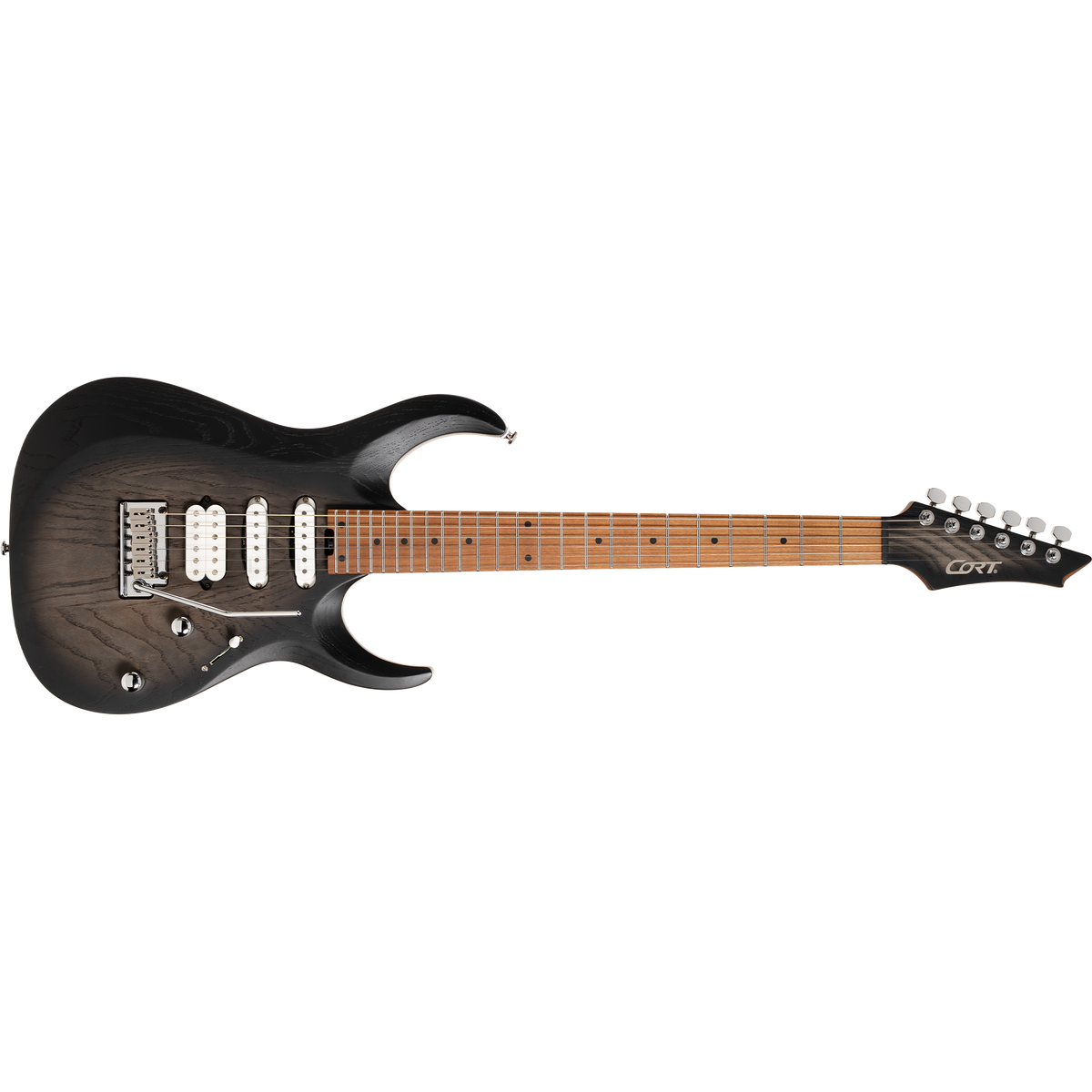 Cort X700 Triality Electric Guitar – Open-Pore Black Burst