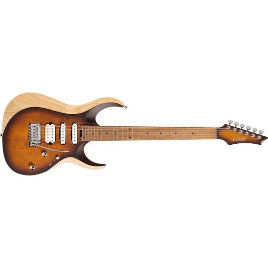 Cort X700 Triality Electric Guitar – Open-Pore Vintage Burst